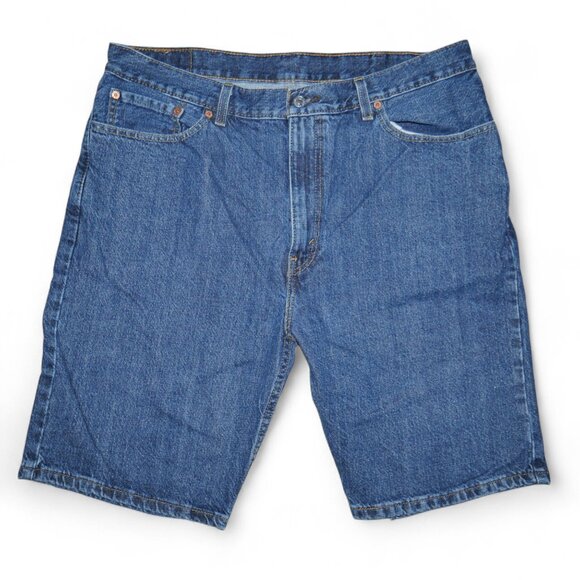 Levi's 505 Men’s Size 40 Jean Shorts Jorts Stonewashed Denim EUC - Picture 2 of 8